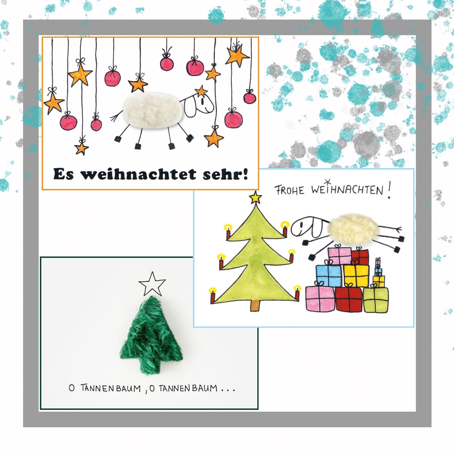 Neu eingetroffen: Flauschige Weihnachtskarten mit besonderen Details