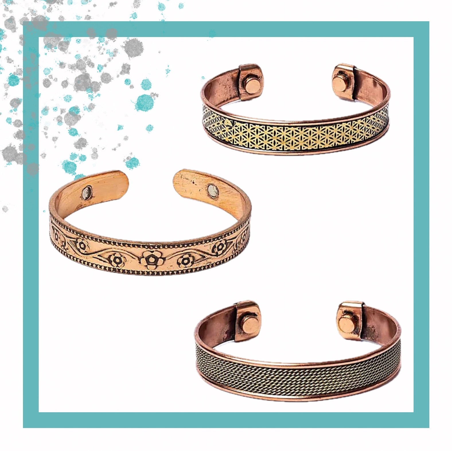 ✨🧡 Neue Kupfer- und Messingarmbänder 🧡✨