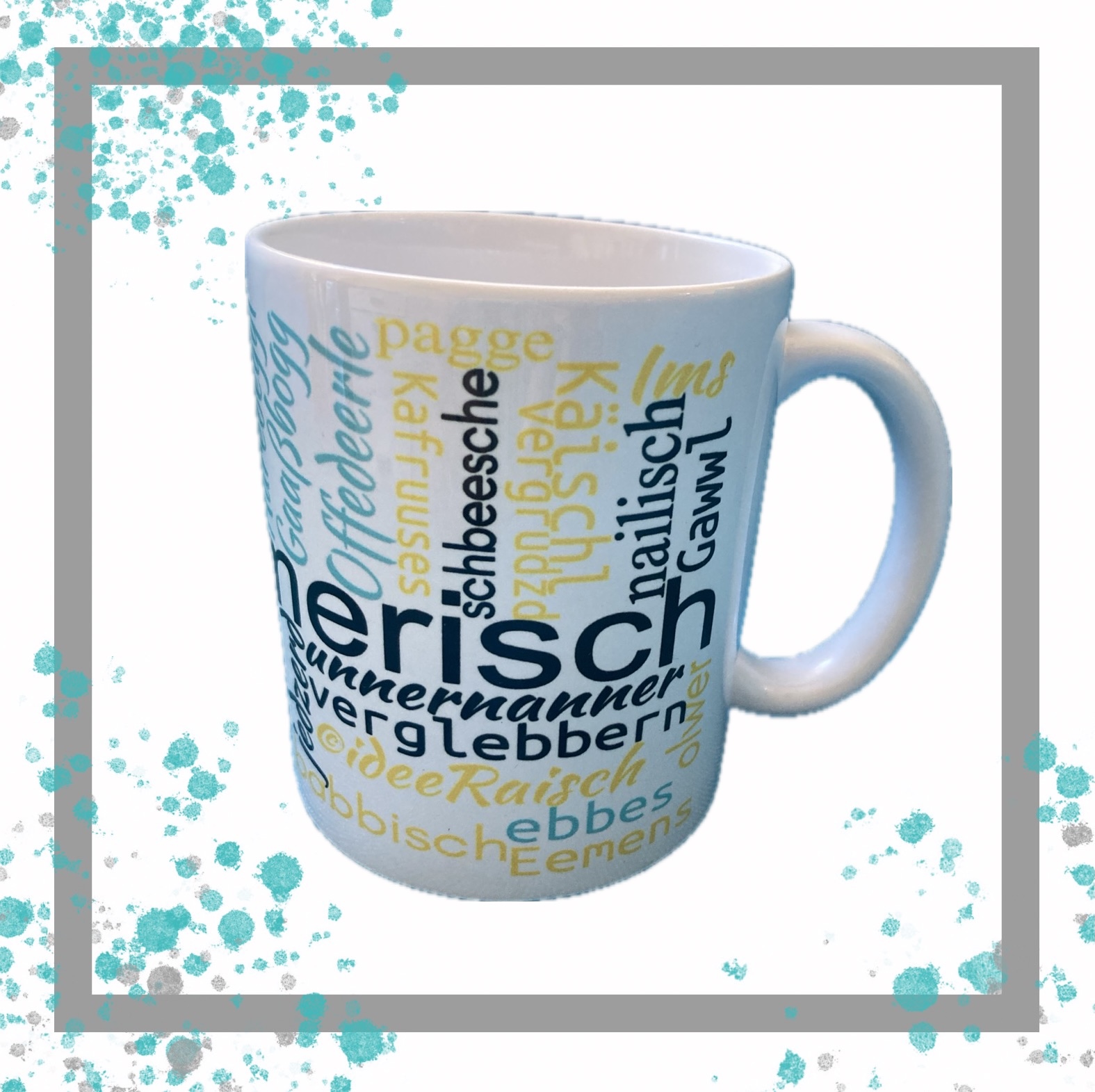 Unser Schriesemerisch-Design jetzt auch auf der Tasse ☕